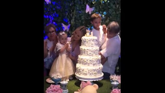 Eliana comemorou o 1º aniversário da filha, Manuela, com uma festa neste domingo, 23 de setembro de 2018