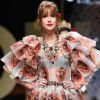 Marina Ruy Barbosa desfilou pela Dolce & Gabbana pela 3ª vez no final de semana passado