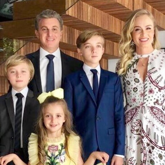 Angélica e Luciano Huck são pais de Joaquim, de 13 anos, Benício, de 10, e Eva, de 6