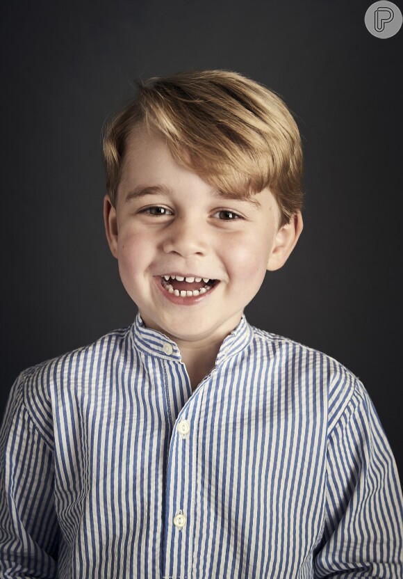 George, de 5 anos, é bastante querido pelos fãs de William e Kate Middleton