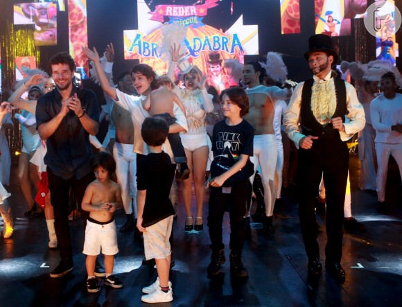 Sophie Charlotte e Daniel de Oliveira se divertiram com o filho em circo no Rio nesta sexta-feira, 12 de outubro de 2018