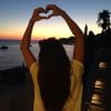 Giovanna Antonelli faz viagem romântica com o marido para a Itália: 'Sei que essa foto nao é nada original... Mas nao 'guentei'. Traduz meu estado de espírito com esse por do sol esplêndido!'