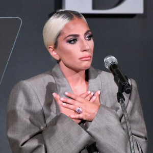 Lady Gaga foi uma das homenageadas da 25ª edição do "Women In Hollywood", da revista Elle americana, que aconteceu no dia 15 de outubro de 2018, e relatou sobre assédio sexual