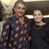 Letícia Colin foi acompanhada do marido, Michel Melamed, na pré-estreia do filme 'Chacrinha - O Velho Guerreiro', no shopping Rio Sul, zona sul do Rio, nesta quarta-feira, 17 de outubro de 2018