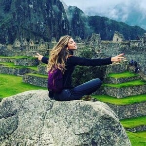 Grazi Massafera visitou Macchu Picchu