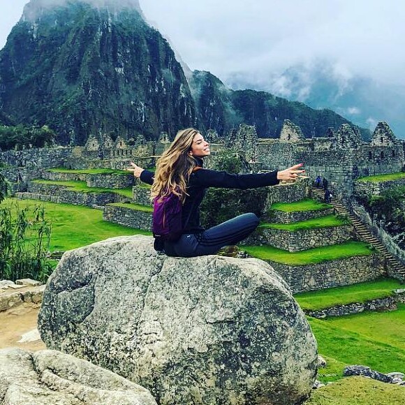 Grazi Massafera visitou Macchu Picchu