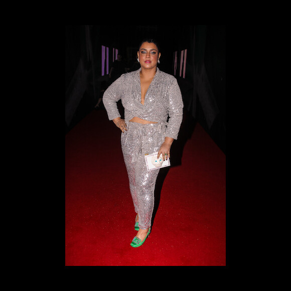 Preta Gil optou por conjuntinho brilhante