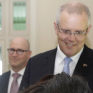 Meghan Markle também marcou presença em uma reunião com o primeiro ministro da Austrália