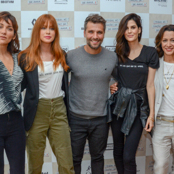Bruno Gagliasso e Marina Ruy Barbosa no lançamento do filme 'Todas As Canções de Amor' nesta quarta-feira, 24 de outubro de 2018