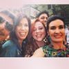 Fátima Bernardes faz selfie com o elenco de 'A Grande Família': 'Último episódio'