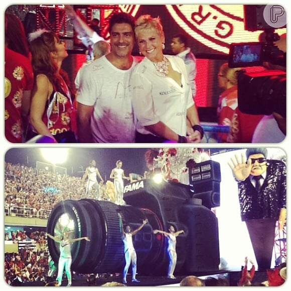 Xuxa publica fotos do Carnaval de 2013 com Junno Andrade