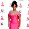 Iza brilha com vestido estilo sereia no tapete vermelho do Grammy Latino 2018, em Las Vegas, nesta quinta-feira, 15 de novembro de 2018