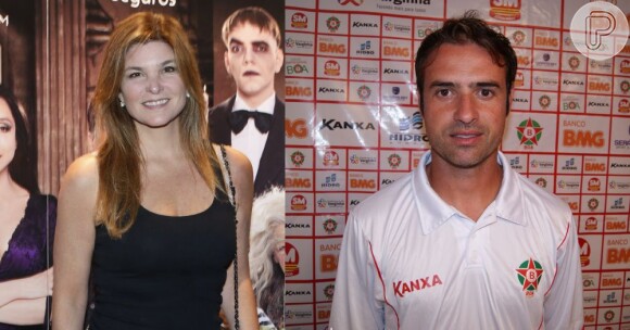 Cristiana Oliveira e Sidney Moraes, atual técnico do BOA, namoraram durante quatro anos, de 2001 a 2005