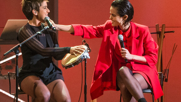 Nanda Costa e Lan Lahn apostam em looks cheios de informação de moda no Grammy