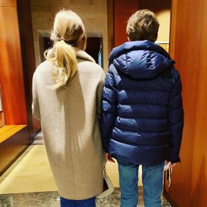 Luciano Huck se surpreende com altura do filho Joaquim em foto postada neste sábado, dia 17 de novembro de 2018