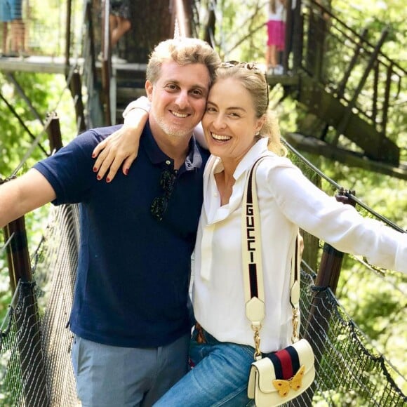 Angélica e Luciano Huck viajaram aos Estados Unidos na semana passada