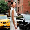 O look all white de Patrícia Poeta na Semana de Moda de Nova York fez sucesso