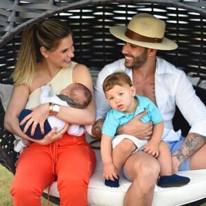 Andressa Suita e Gusttavo Lima são pais de Gabriel e Samuel