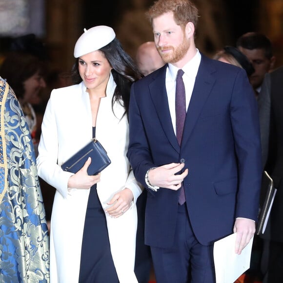 Meghan Markle foi a seu primeiro evento real com a Rainha Elizabeth II no início de março