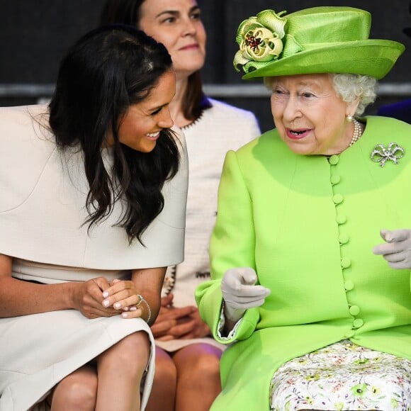 Meghan Markle conquistou a simpatia da Rainha durante a viagem a Cheshire, na Inglaterra