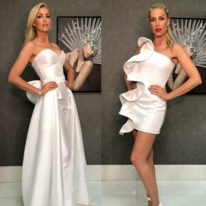 Ana Hickmann aposta em produções total white para especial da Record