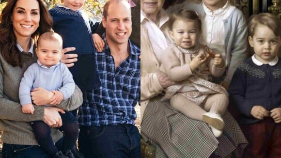 Princesa Charlotte repete casaco do irmão George em foto com família. Veja!