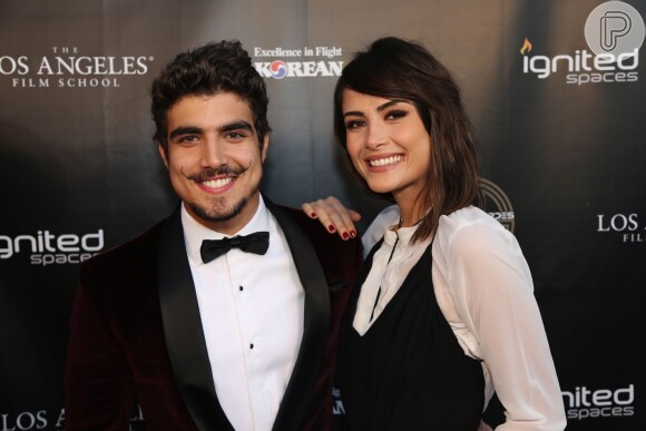 Caio Castro e Maria Casadevall prestigiam abertura do Los Angeles Brazilian Film Festival, na Califórnia, nesta segunda-feira, 15 de setembro de 2014