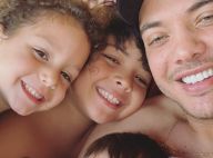 Wesley Safadão filma o filho mais velho, Yhudy, com caçula, Dom, no colo. Vídeo!
