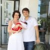 Larissa Maciel deu à luz no dia 5 de fevereiro sua primeira filha, Milena, fruto do casamento com o empresário André Surkamp