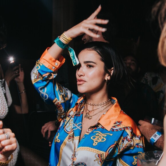 Manu Gavassi se divertiu no evento 'Benção', no Museu Tubarões, em Noronha neste sábado, 29 de dezembro de 2018