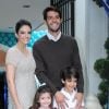 Kaká foi casado com Carol Celico, mãe de seus filhos, Luca (de 10 anos) e Isabella (de 7)