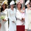 Kate Middleton usou o vestido-casaco da grife Alexander McQueen em quatro ocasiões diferentes. Dentre elas, no casamento de Meghan Markle e príncipe Harry e no batizado da filha, Charlotte