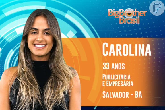 A publicitária Carolina, primeira mulher anunciada como integrante do 'BBB19', é baiana