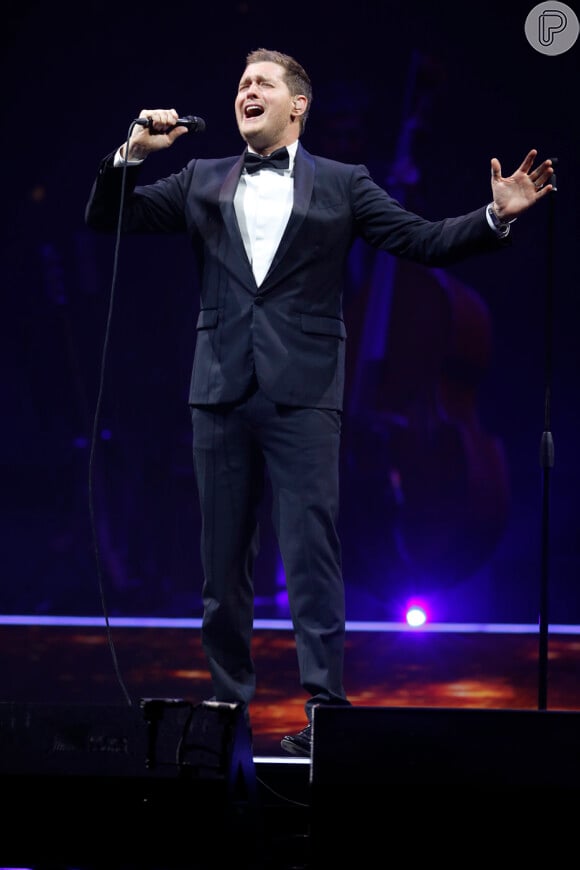 Michael Bublé canta seus grandes sucessos em show no Rio de Janeiro