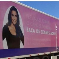 Ivete Sangalo disponibiliza caminhão para ajudar na prevenção do câncer de mama