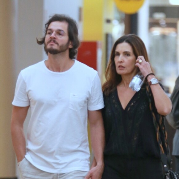 Túlio Gadêlha viajou para o Rio de Janeiro para assistir o show com a namorada, Fátima Bernardes