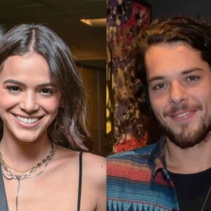 Apontados como affair, Bruna Marquezine e Gian Lucca possuem a mesma fitinha vermelha na web