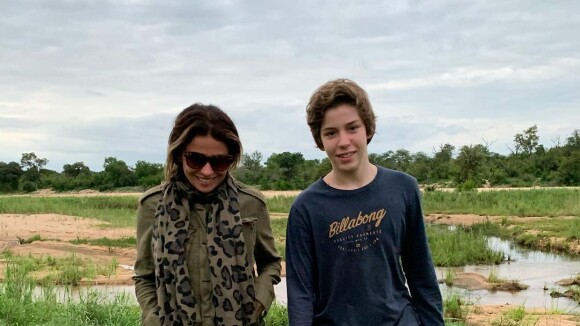 Filho de Giovanna Antonelli impressiona por altura em foto com mãe: 'Tá enorme'