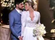 Filha daminha, emoção e beijo: sertanejo Cristiano e Paula Vaccari se casam