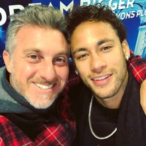 Luciano Huck parabenizou Neymar por aniversário nesta terça-feira, 5 de fevereiro de 2019
