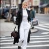 Moda de rua na NYFW: Caroline Daur após o desfile de Primavera / Verão de Ralph Lauren