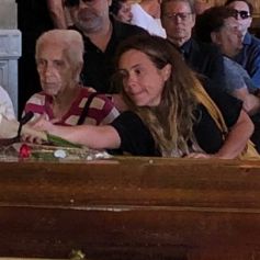 Gabriela Duarte passou pelo velório de Bibi Ferreira, no Theatro Municipal, nesta quinta-feira, 14 de fevereiro de 2019