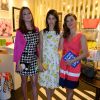 Marina Ruy Barbosa, Carolina Dieckmann e Laura Neiva posam em inaguração de loja em shopping de São Paulo