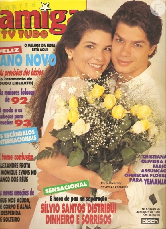 Cristiana Oliveira e Fábio Assunção namoraram em 1992