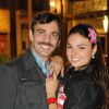 Marcelo Faria e Isis Valverde atuaram juntos na novela 'Beleza Pura' e começaram a namorar