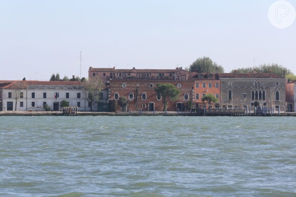 Após a cerimônia, os noivos receberam os convidados para uma festa no Belmond Belmond Cipriani Hotel, na Ilha de Giudecca, em Veneza