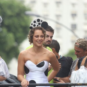 Paolla Oliveira, Emanuelle Araújo, Maria Rita e Leandra Leal no bloco Cordão do Bola Preta, no centro do Rio de Janeiro, na manhã deste sábado, 2 de março de 2019