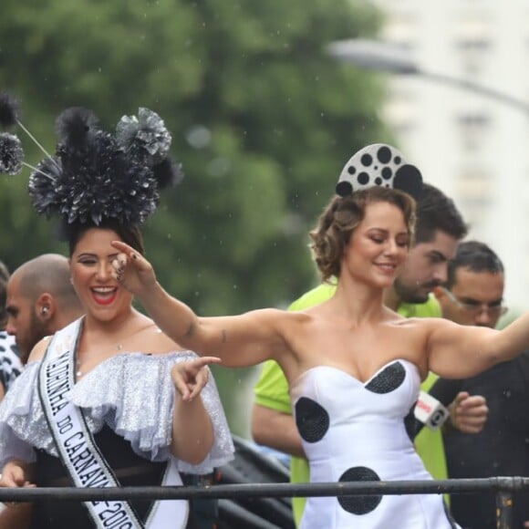 Paolla Oliveira, Emanuelle Araújo, Maria Rita e Leandra Leal no bloco Cordão do Bola Preta, no centro do Rio de Janeiro, na manhã deste sábado, 2 de março de 2019