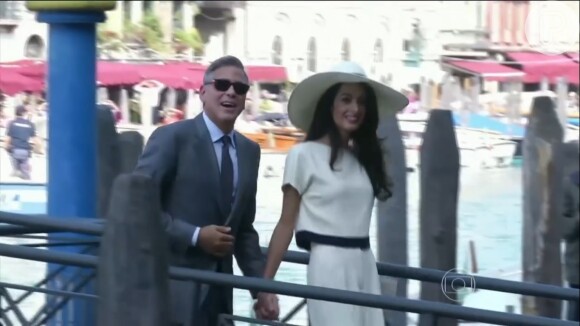 A cerimônia no civil de George Clooney e Amal Alamuddin durou 10 minutos