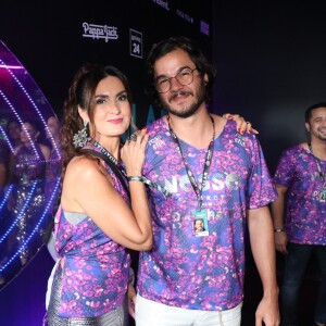 Fátima Bernardes posou com o namorado, Túlio Gadêlha, na noite deste sábado, 9 de março de 2019